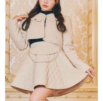 me roir meroir 미로와르 퀼팅 셋업 후리