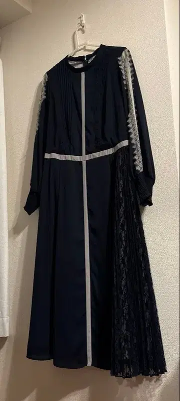 니센 Callarus 포멀 원피스 3L 네이비 빅 사이즈