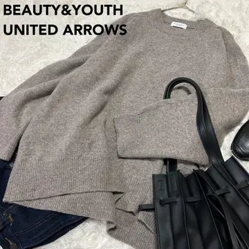 컨디션 최상 캐시미어 혼방 뷰티앤유스 유나이티드 애로우즈 니트