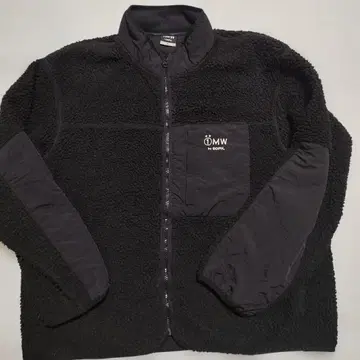GU x SOPH. 콜라보 플리스 지퍼 자켓 블랙 M