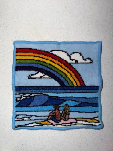 FEILER Heather Brown 레인보우 손수건