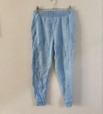 CHARLIE & SCOUT [ L ] 라이트 블루 혼합 소재 조거 팬츠