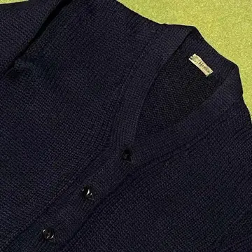 상태 40s50s 빈티지 로우 게이지 가디건 블랙? HANSON