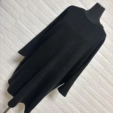 mizuiroind 미즈이로 인드 와플 크루넥 원피스 블랙