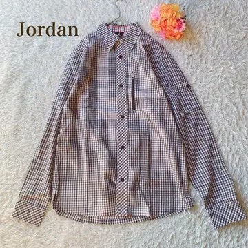 조던 [ M ] 체크 무늬 긴팔 셔츠 캐주얼