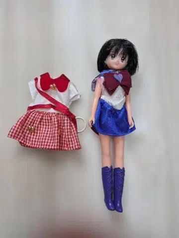 [레어] 세일러문 옷 갈아입히기 인형 슈퍼 세일러 새턴 레트로