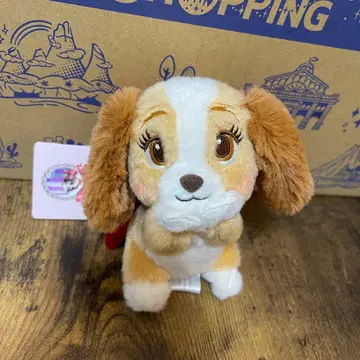 레이디 봉제 인형 키링 키체인 LADY AND TRAMP