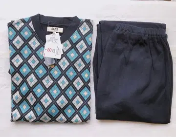 일본제 면 100% 닥스 남성용 파자마 네이비 M