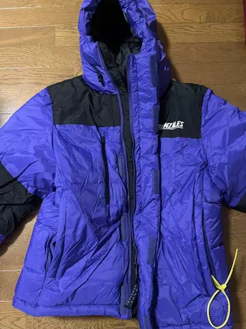 MARK GONZALES 마크곤잘레스 다운 자켓 M 보라색/블랙