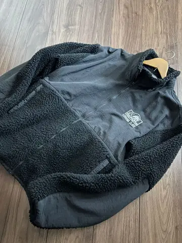 LURKING CLASS 플리스 자켓 블랙