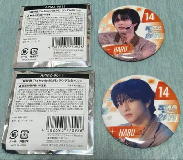 초특급 The Movie RE:VE 캔 배지 하루 카시와기 유