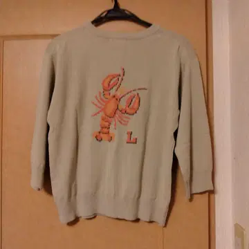 새상품 [레어] 랍스터 자수 가디건 프리