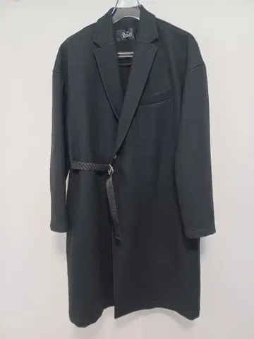 The Reracs 46 블랙 멜톤 타이 로켄 체스터 코트