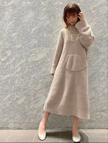 젤라또피케 수플레 후드 드레스