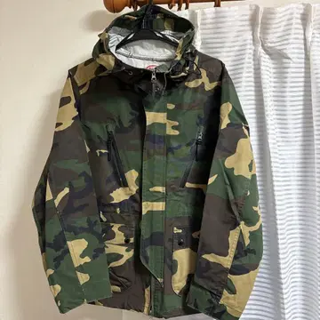 FREAK'S STORE 카모 패턴 블록 테크 마운틴 파카 사이즈 S