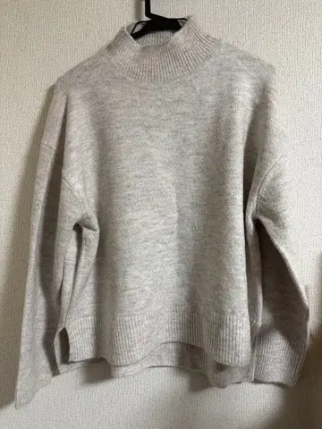 AZUL BY MOUSSY 그레이 터틀넥 니트