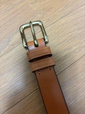 미사용 새상품 Jabez Cliff 재베츠 클리프 가죽 벨트 32mm