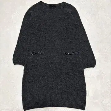 언타이틀 니트 튜닉 원피스 캐시미어 울 M