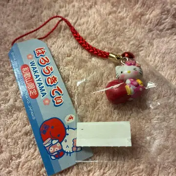 와카야마 한정판 헬로키티 스트랩