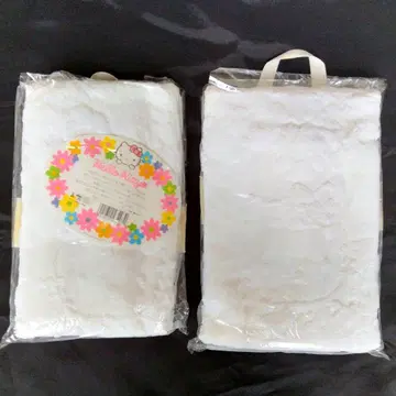 레어 1994년 헬로키티 일류 호텔 사양 페이스 타월 2개