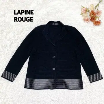 s.2107 [라핀 루즈] 니트 자켓 일본제 캐주얼 블랙