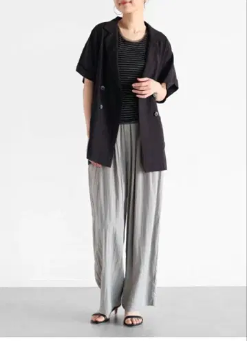 빈 셔링 와이드 팬츠