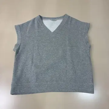 속기모 그레이 V넥 베스트 M