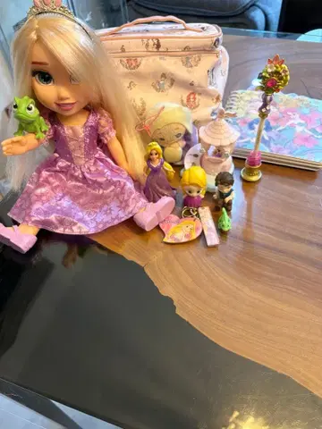 라푼젤 인형 세트 디즈니 프린세스