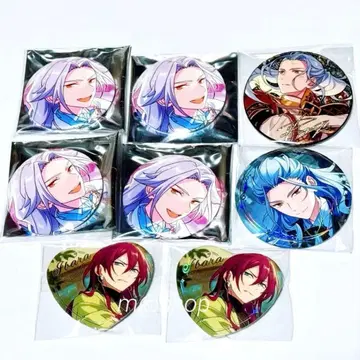 앙스타 심광인채 캔뱃지 심광 캔뱃지 나기사 이바라 엘리먼트 이베코레 8점