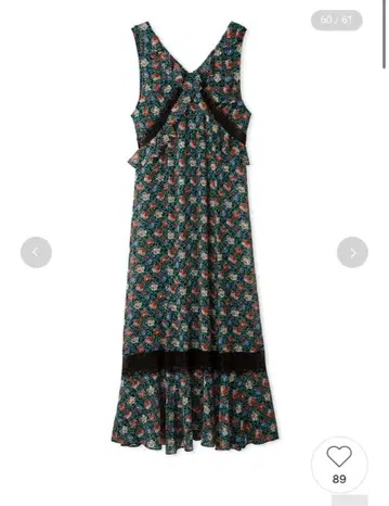 ANNA SUI x 릴리 브라운 바리에 패턴 원피스