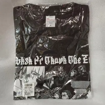 극장판 유녀전기 키 비주얼 패턴 T셔츠 M 사이즈 애니메이션 타냐