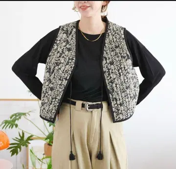 베이직 스톡 / 리버서블 퀼팅 베스트