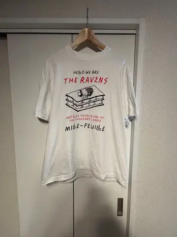 새상품급 THE RAVENS 밀피유 T셔츠