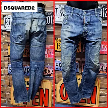 Dsquared2 스트레치 크러쉬 가공 Tidy Biker Jean