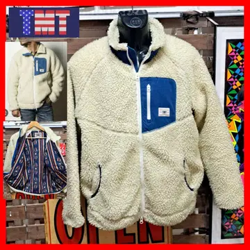 정가 3만 TMT 아메리칸 레트로 보아 플리스 자켓 L