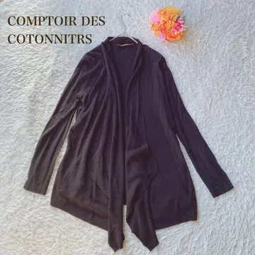 콩트와르 데코토니에 [ XS~S ] 블랙 가디건 페미닌 심플