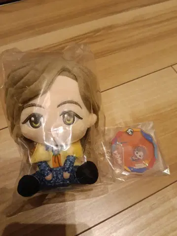 미세스 그린애플 봉제 인형 스트랩 손수건 세트