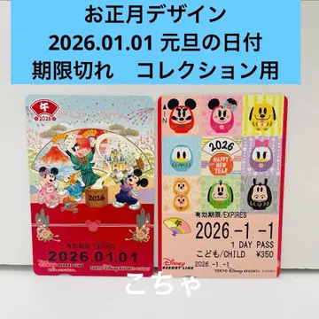 디즈니 리조트 라인 프리 티켓 기간 만료 리조라 2장 세트