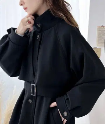 classicalelf 롱 코트 / 체스터 코트 블랙