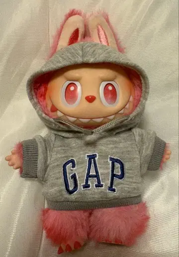 LABUBU 후디 GAP 그레이