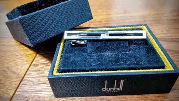 [중고 특가] dunhill 실버 넥타이핀 박스 포함 [선착순]
