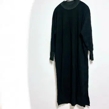 블랙 롱 니트 원피스 [ FREE ] 블랙