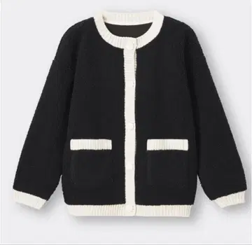 지유 바이컬러 보아 플리스 자켓 GU 새상품급