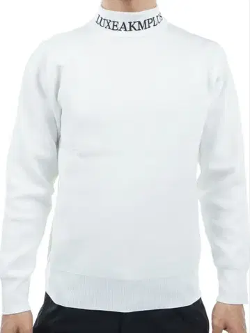 새상품 럭스 에이케이엠 플러스 모크넥 니트 골프웨어 남성용 XL