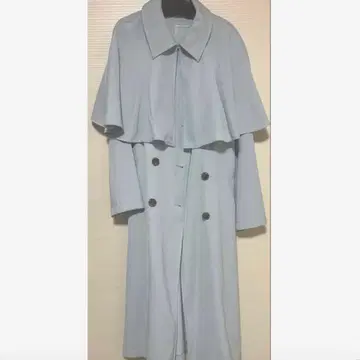 LILIAN CARAT 리리안 캐럿 케이프 포함 롱 트렌치코트