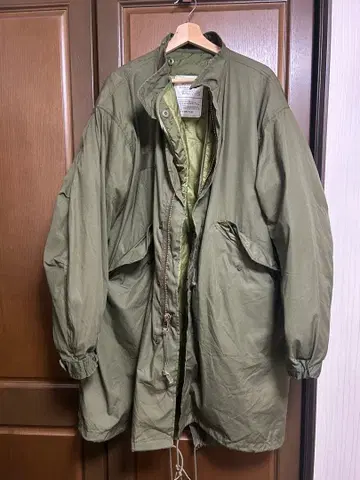 미군 방출품 상태 최상 M65 피쉬테일 라이너 포함