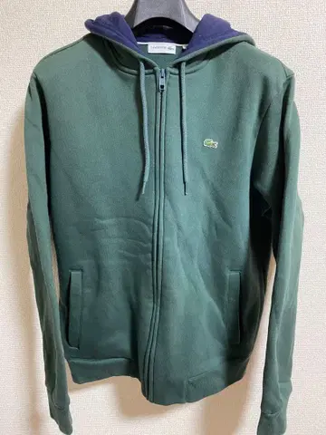 [ 새상품 미사용 ] 라코스테 LACOSTE 그린 후드티