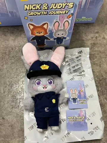 TOPTOY 탑토이 주토피아 주디 유년기 미사용 새상품 부속품 완비