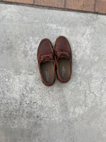 Sperry 브라운 가죽 로퍼