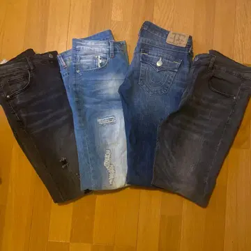 데님 4종 세트 TRUE RELIGION us drip mnml 스타일